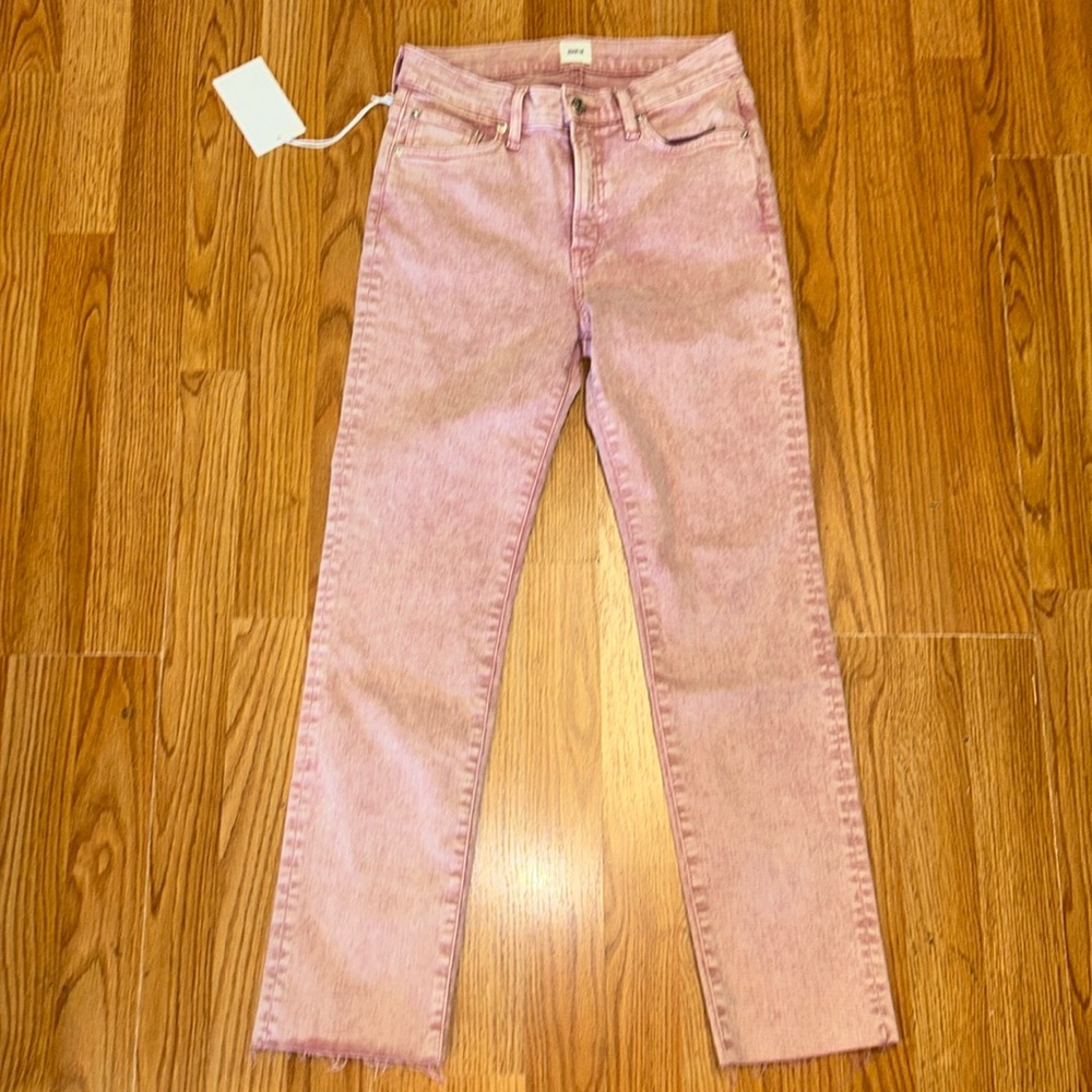 Edwin soft pink acid wash skinny jeans size 27